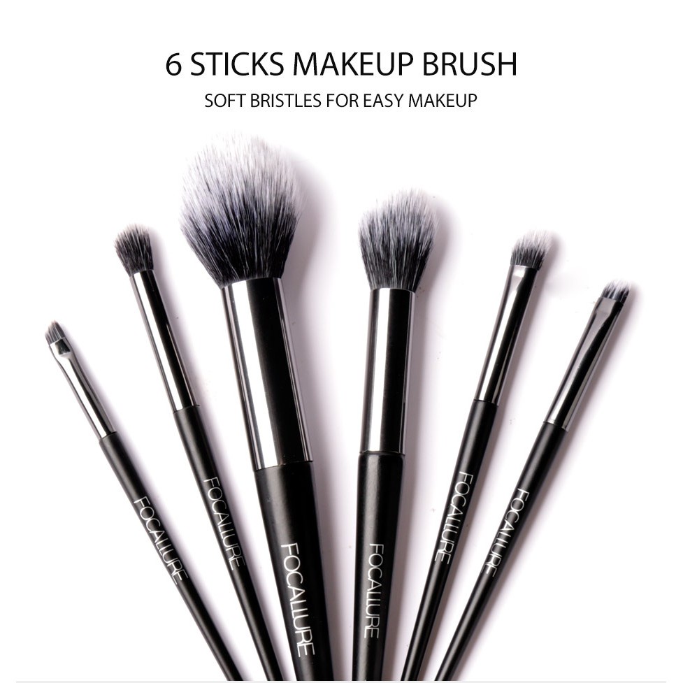 (READY &amp; ORI!) Focallure 6 pcs Makeup Brush Suit Face Beauty Cosmetic Tools / Brush Wajah FA70 FA 70