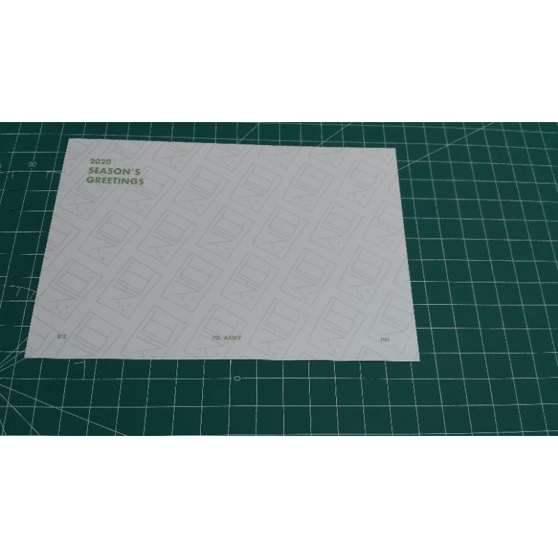 

Posca and id card set SG2020 BTS SEOKJIN