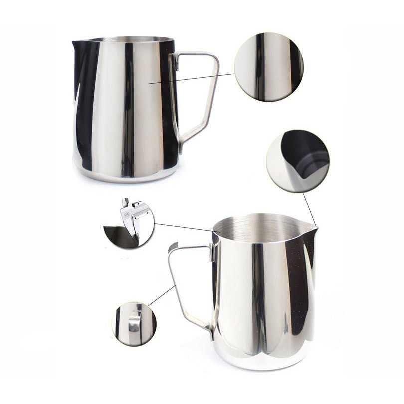 Grab medan OneTwoCups Gelas Pitcher Kopi Espresso Latte Art Stainless Steel 350ml - J068