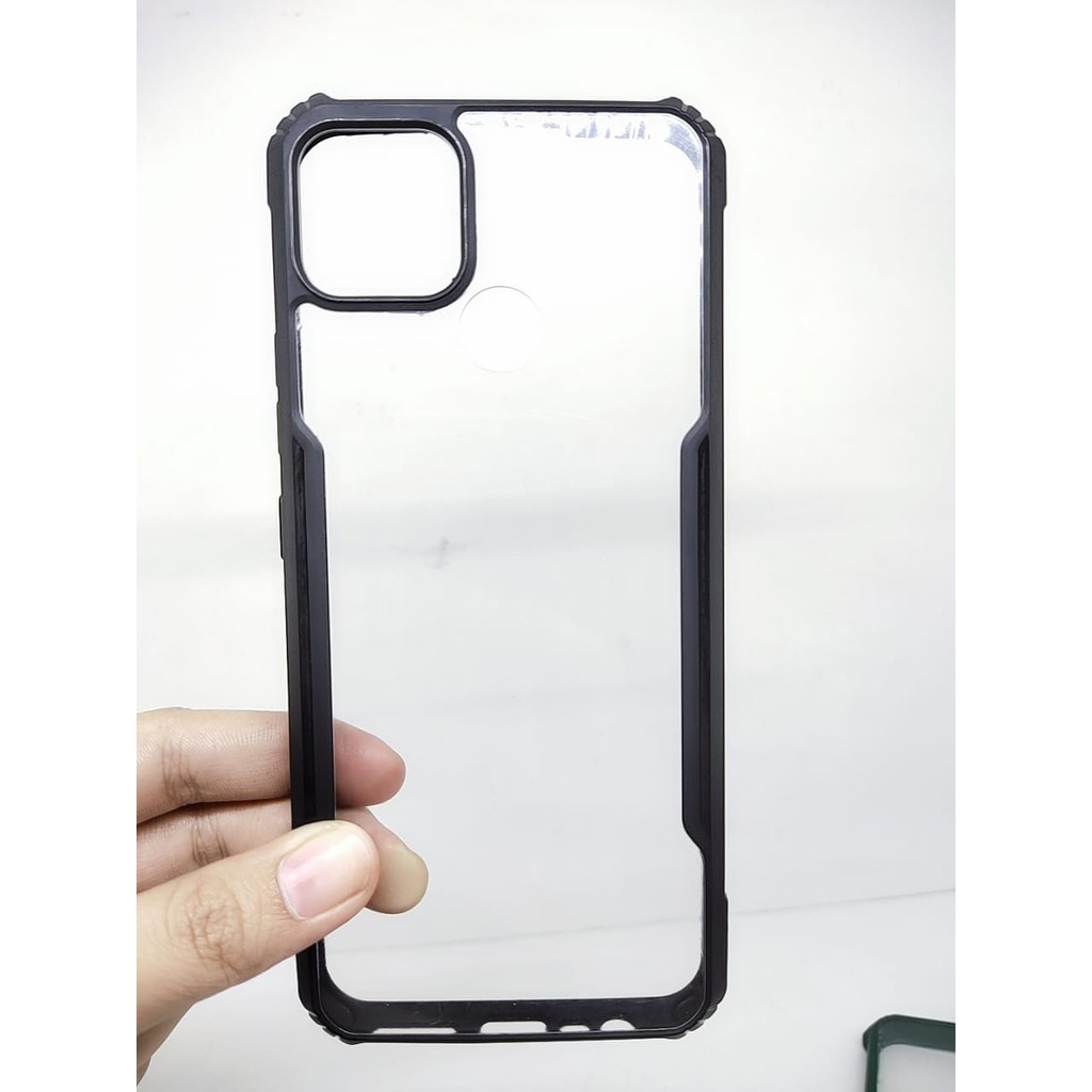 Anti Shocking Realme Narzo 30A C55 Hardcase Realme Narzo 20 List Hitam Acrylic Case