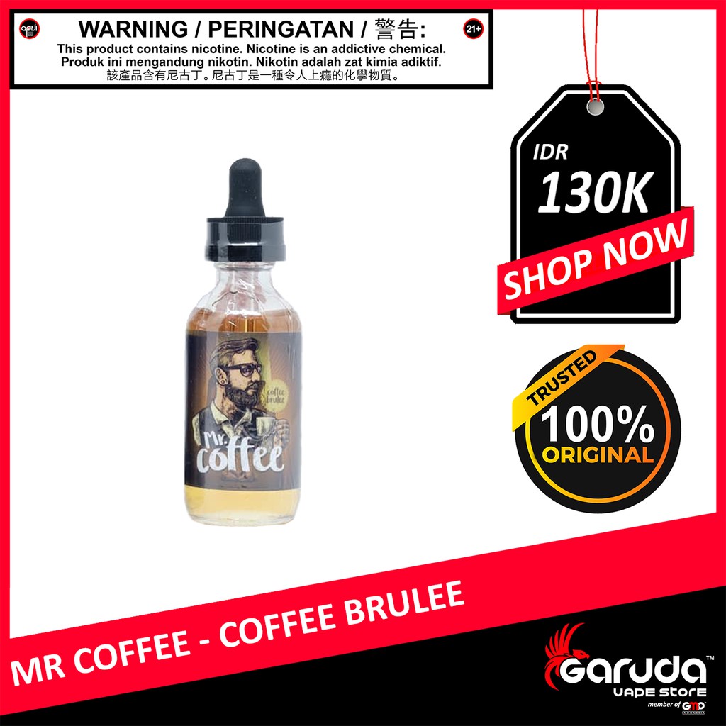 Liquid Mr Coffee Series By Idj 60ml Bercukai Shopee Indonesia