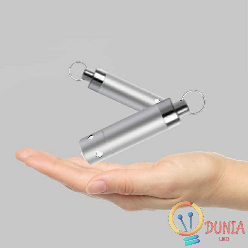 Gantungan Kunci Senter Laser LED Mini Pointer Beam Sinar UV