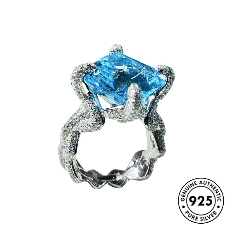 Cincin Sterling Silver 925 Model Kepang Untuk Wanita