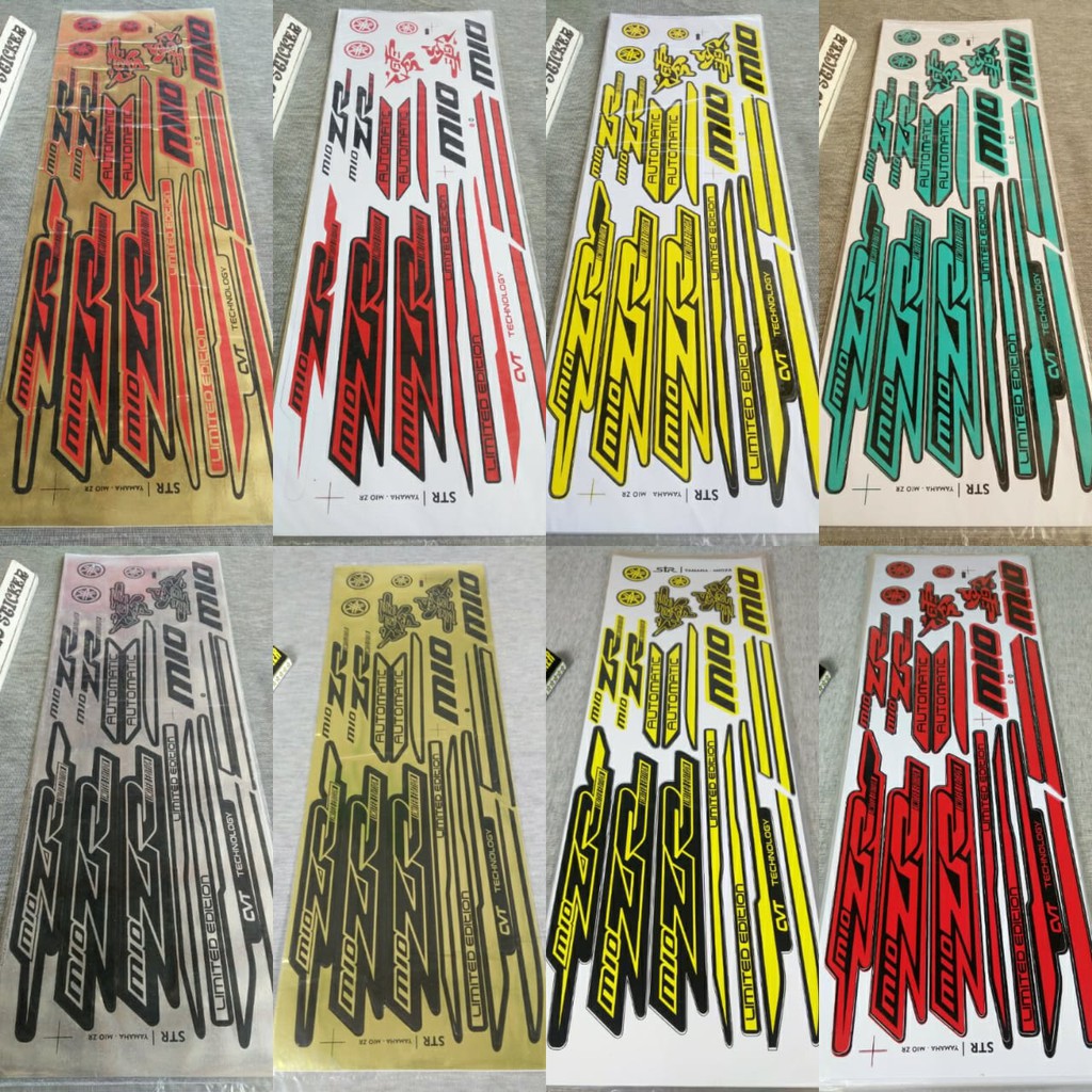 STRIPING STICKER VARIASI MIO SPORTY SMILE ZR