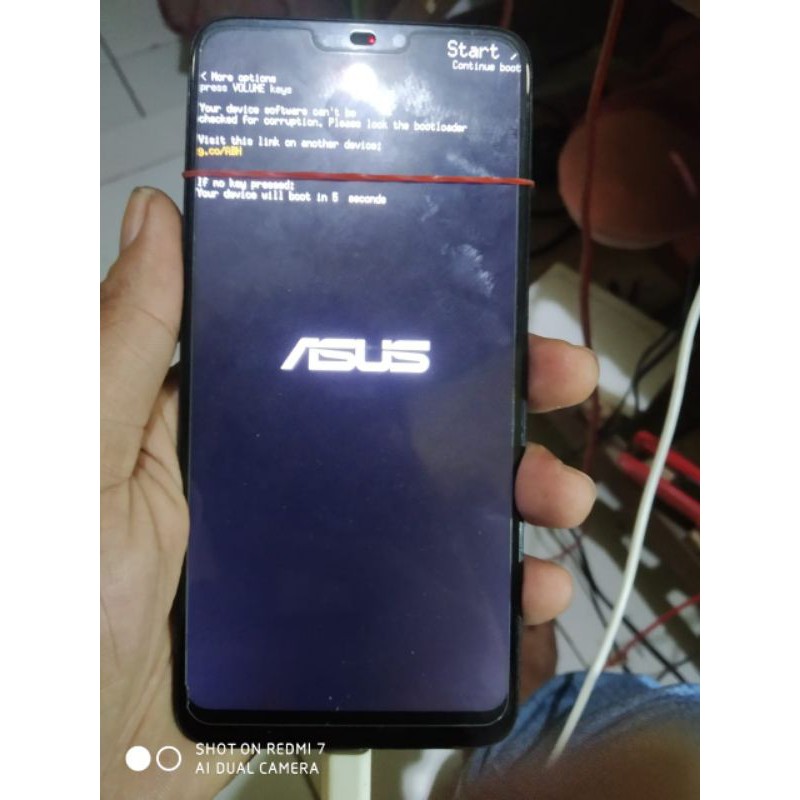 Asus Zenfone max m2 second matot