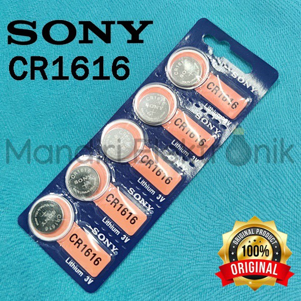 Baterai Sony CR1616 CR 1616 Original - Baterai Kancing CR 1616 3V Sony