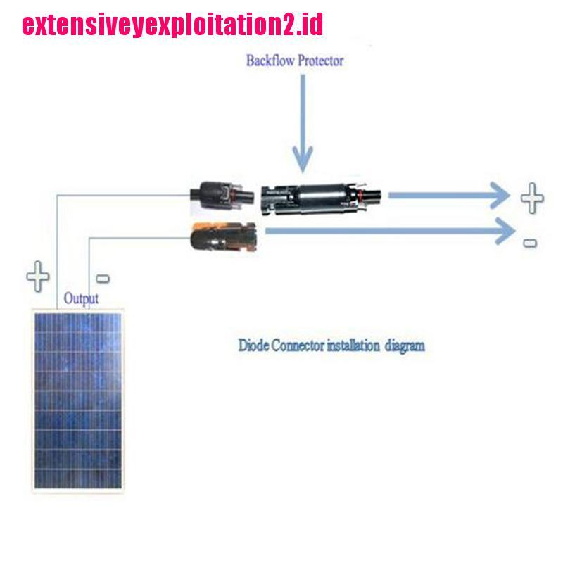 10a 15A 20A DC Konektor Plug Solar Diode Untuk PV