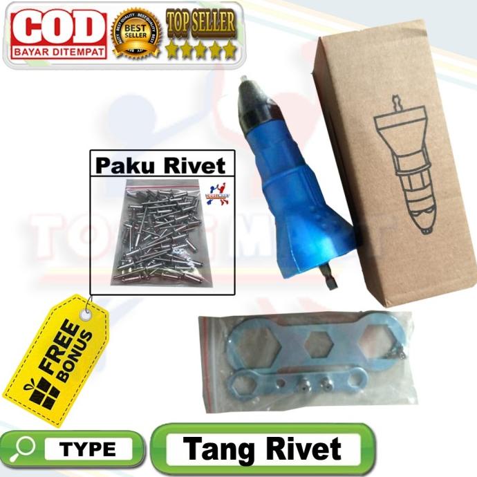 Tang Ripet Bor Listrik Adapter Hilda Tang Rivet Adaptor Rivet Gun