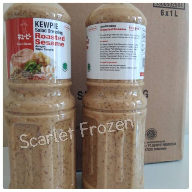 

KEWPIE MAYONNAISE | Mayonaise Salad Dressing Roasted Sesame 1 Liter