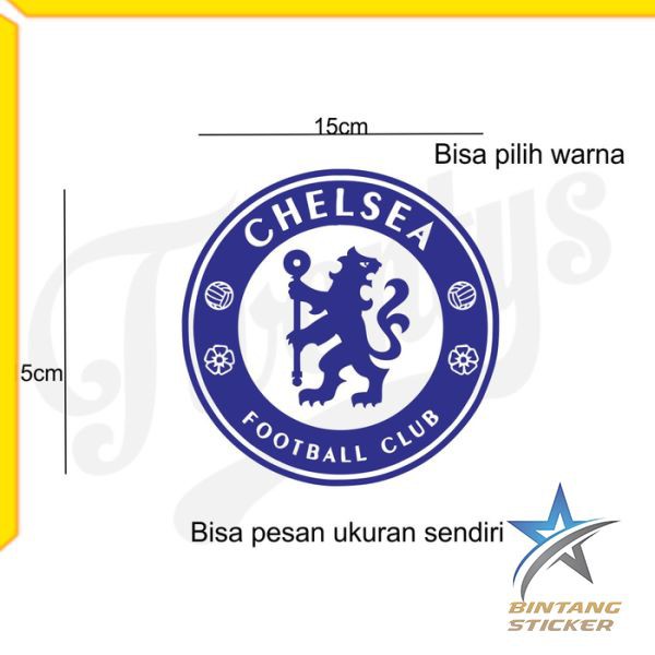 

TERMURAH STIKER CHELSEA STICKER BISA DITEMPEL DIMANA SAJA BINTANG STICKER