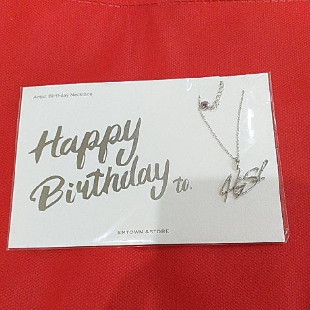 Smtown Store Nct Member Johnny Birthday Necklace Shopee Indonesia