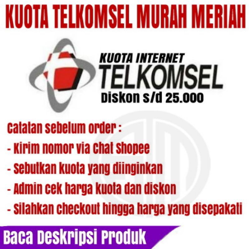 Harga Kuota Internet Telkomsel Terbaik Voucher Januari 2021 Shopee Indonesia