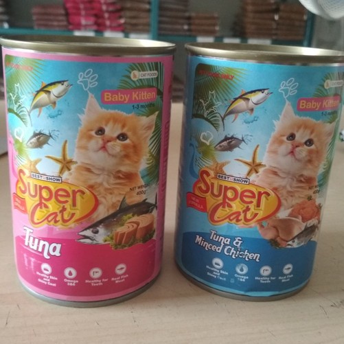 Super Cat Baby Kitten 400gr - Makanan Bayi Kucing 1-3 bulan