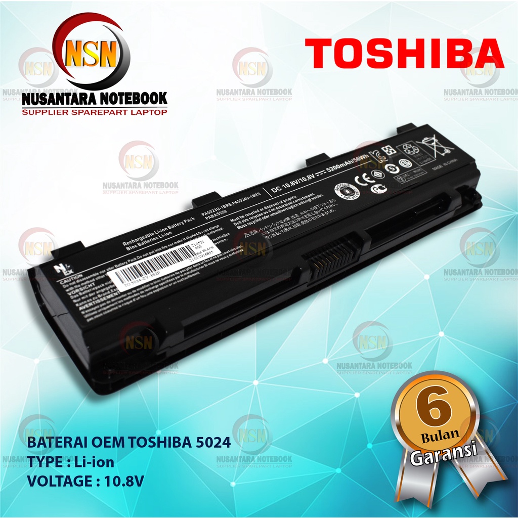 Baterai OEM Toshiba Satellite PA5024U