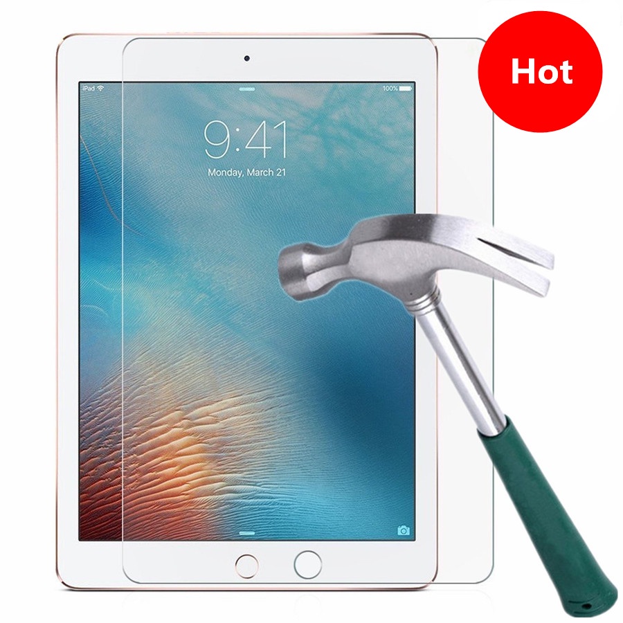 2pcs Film Pelindung Layar Tempered Glass Untuk Apple iPad 9.7 2017 2018 5th 6th Generation A1954 iPad air 1 2 Pro 9.7 2016