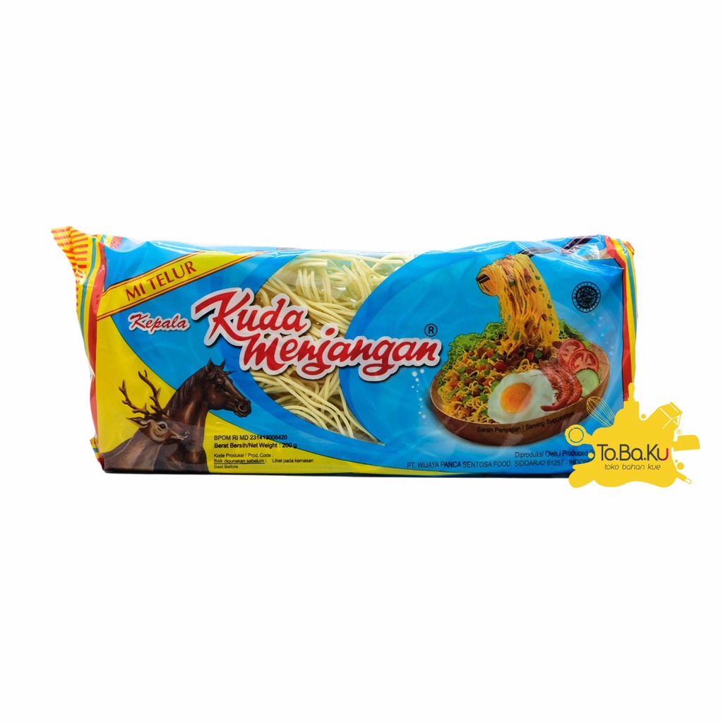 

Mie Telur Cap Menjangan Pipih 200gr