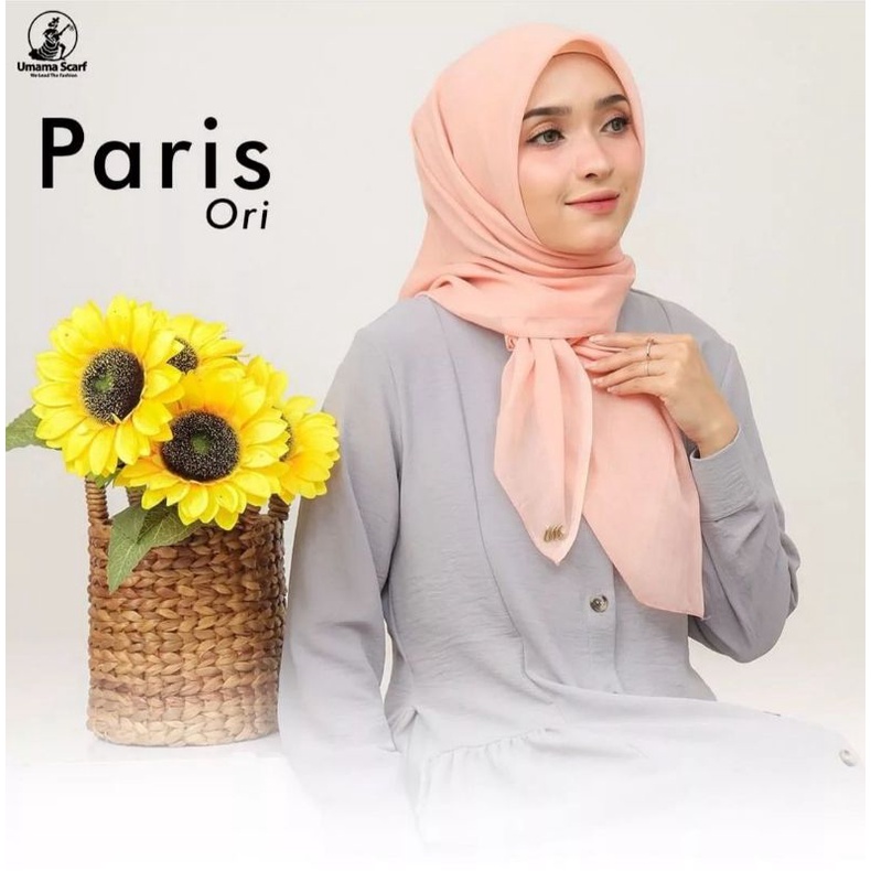 PARIS ORI UMAMA HIJAB SEGIEMPAT GROSIR
