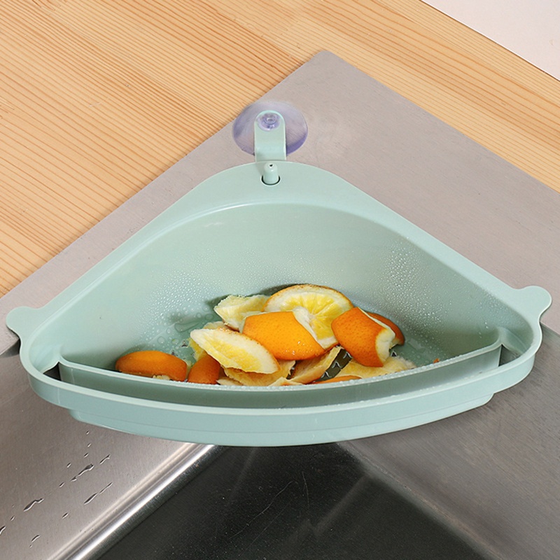 Keranjang Saringan Wastafel Bentuk Segitiga Untuk Makanan