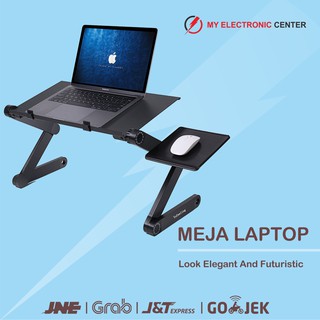  Meja  Laptop  Lipat Portable  Premium i Robot With Cooling 