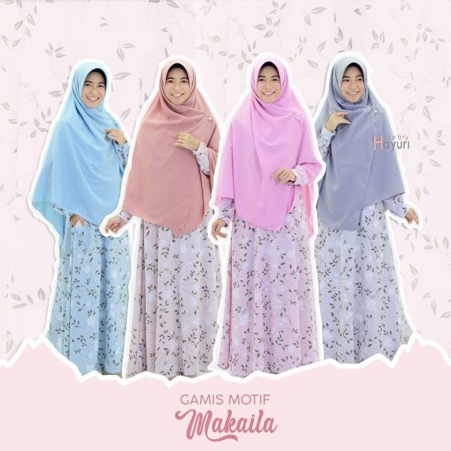Gamis Motif Makaila HIJAB HAYURI