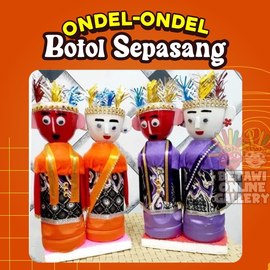 Ondel-ondel/Miniatur Ondel-Ondel Botol