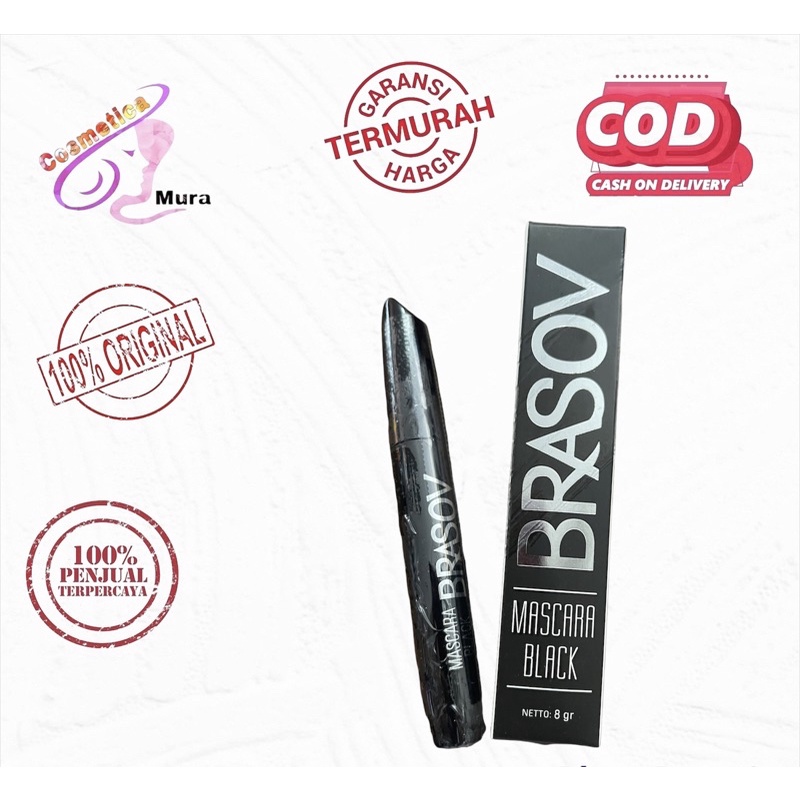 eyeliner liquid pen brasov - eyeliner pulpen brasov pen black waterproof // brasov maskara water proof // brasov mascara