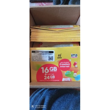 perdana indosat 16gb