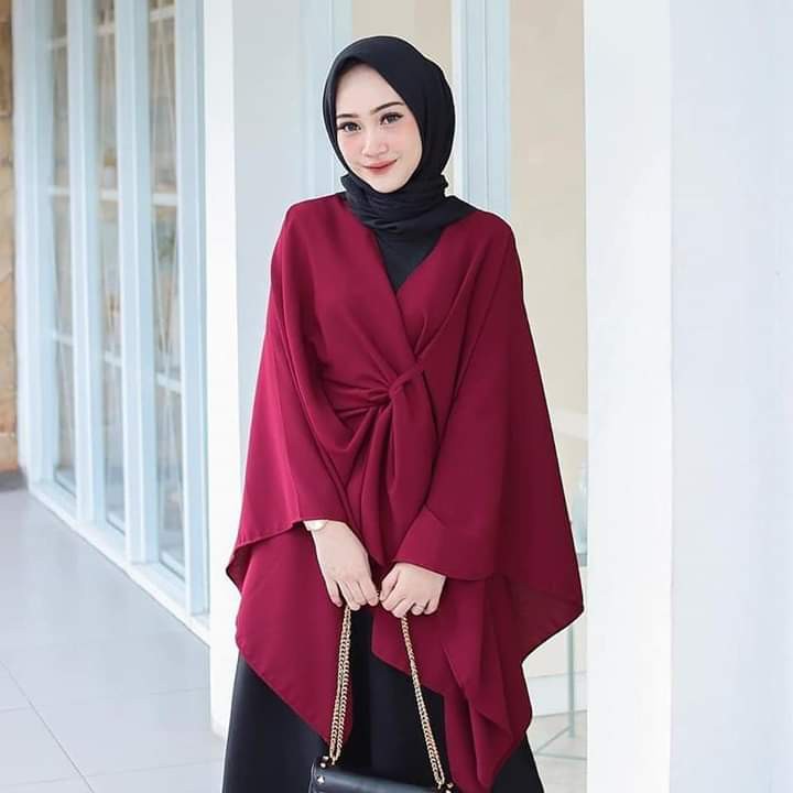 Baju Atasan Irish Outer Cardigan Moscrepe