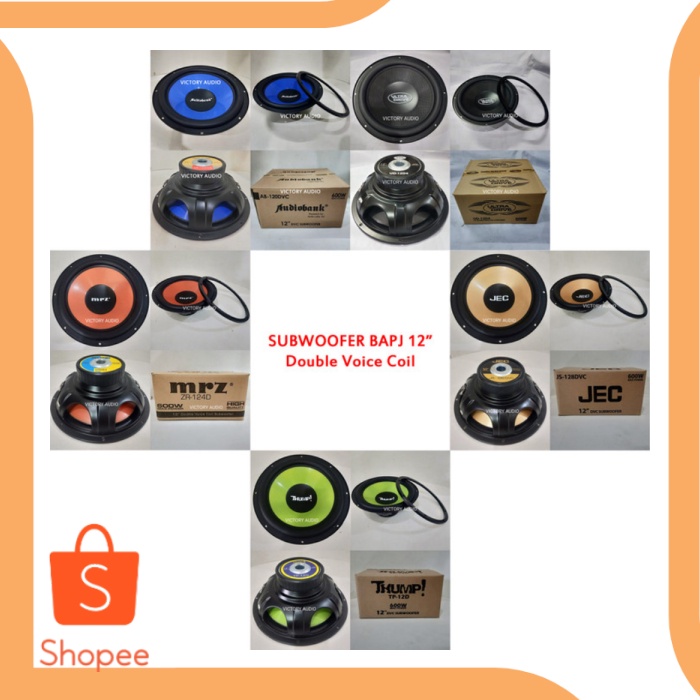 Subwoofer Pasif MRZ 12 Inch Double Coil Sub Pasif Audio Mobil baru to