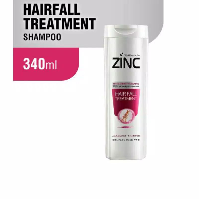 SHAMPOO ZINC 340 ML|REFRESHING COOL|CLEAN ACTIVE|HAIRFALL~PROMO SHAMPOO ZINC ORIGINAL 100%