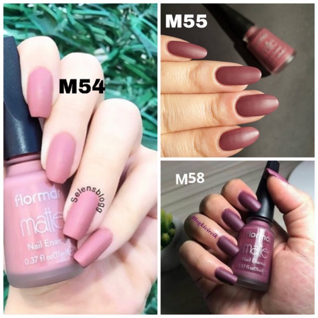 Kutek Halal  Flormar  Matte M54 M55 M58 Shopee Indonesia