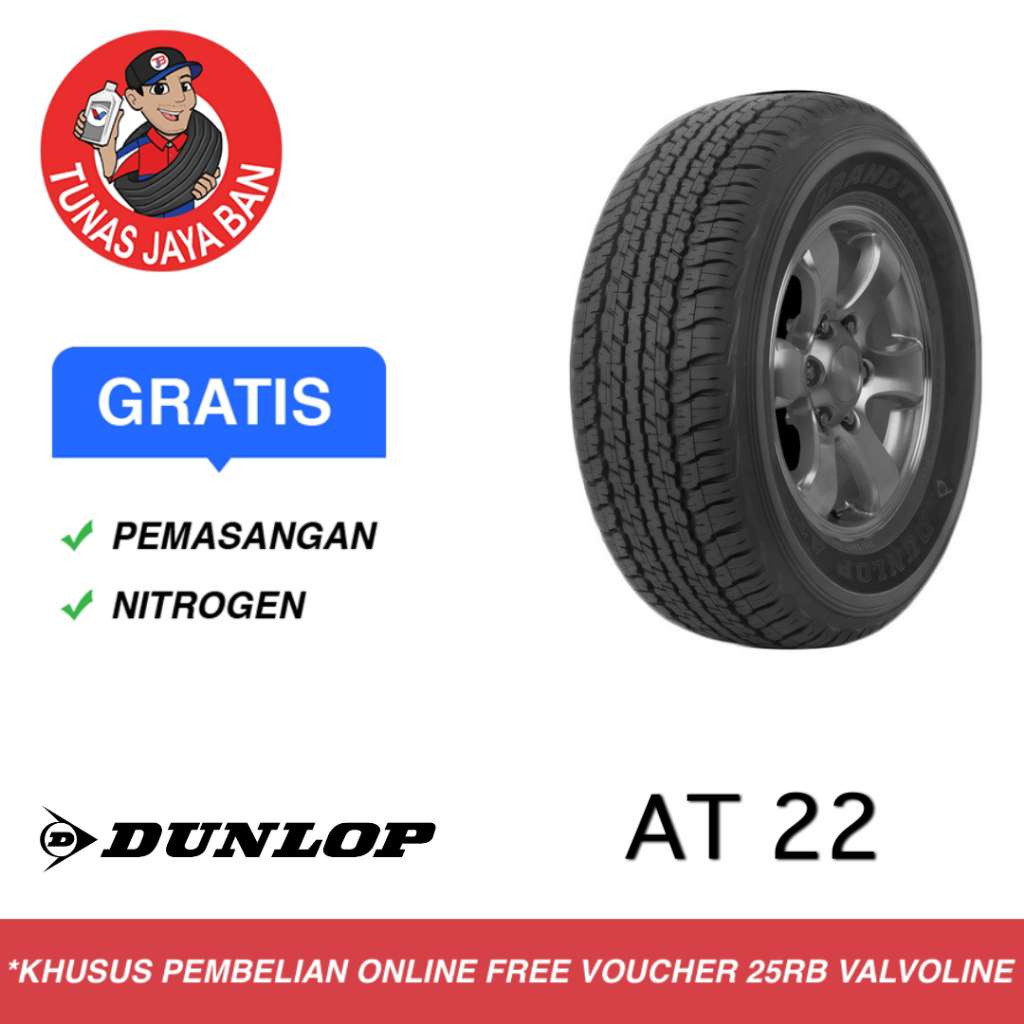 Ban Mobil Dunlop Grandtrex AT22 Z 275/65 R17 Toko Surabaya 275 65 17