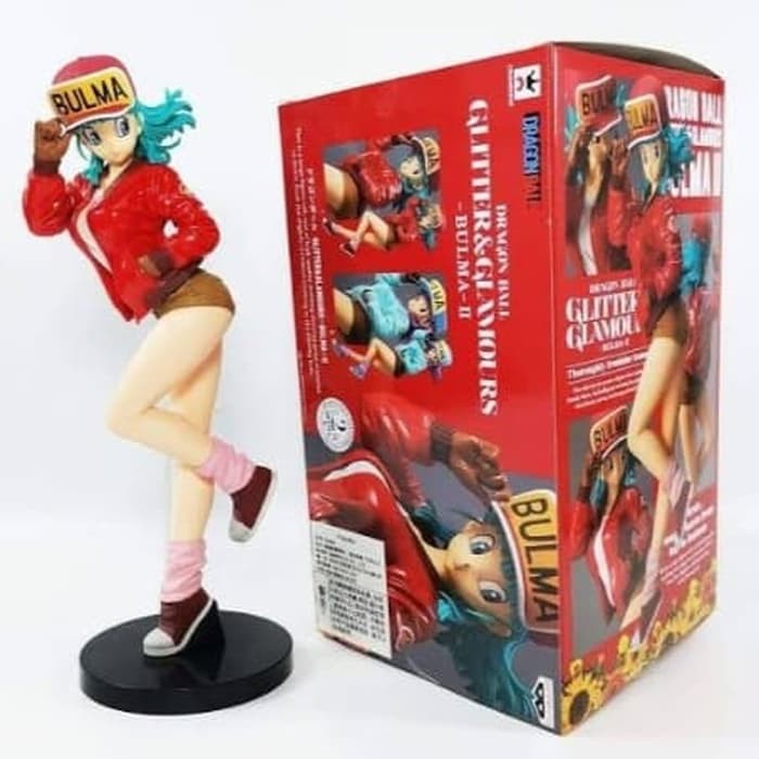 2 Glitter Glamours Banpresto New Figure Dragon Ball Bulma Ver Dibujos Animados