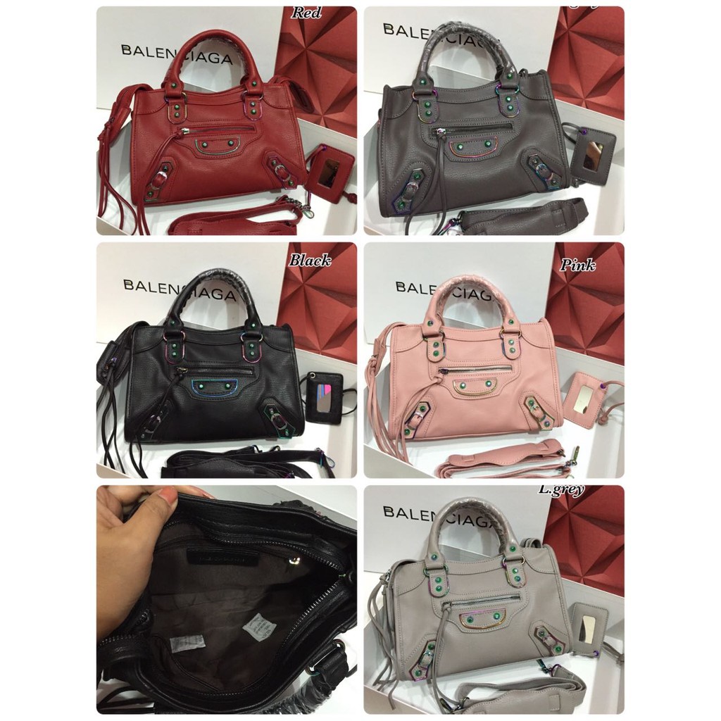 TAS BALENCIAGA EDGE RAINBOW MEDIUM
