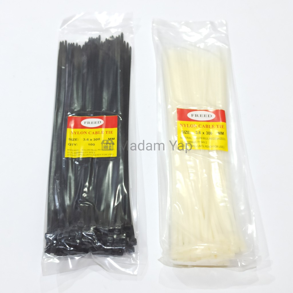 Kabel Ties Tis 30 cm - Nylon Cable Tie - Kabel Pengikat Pengait