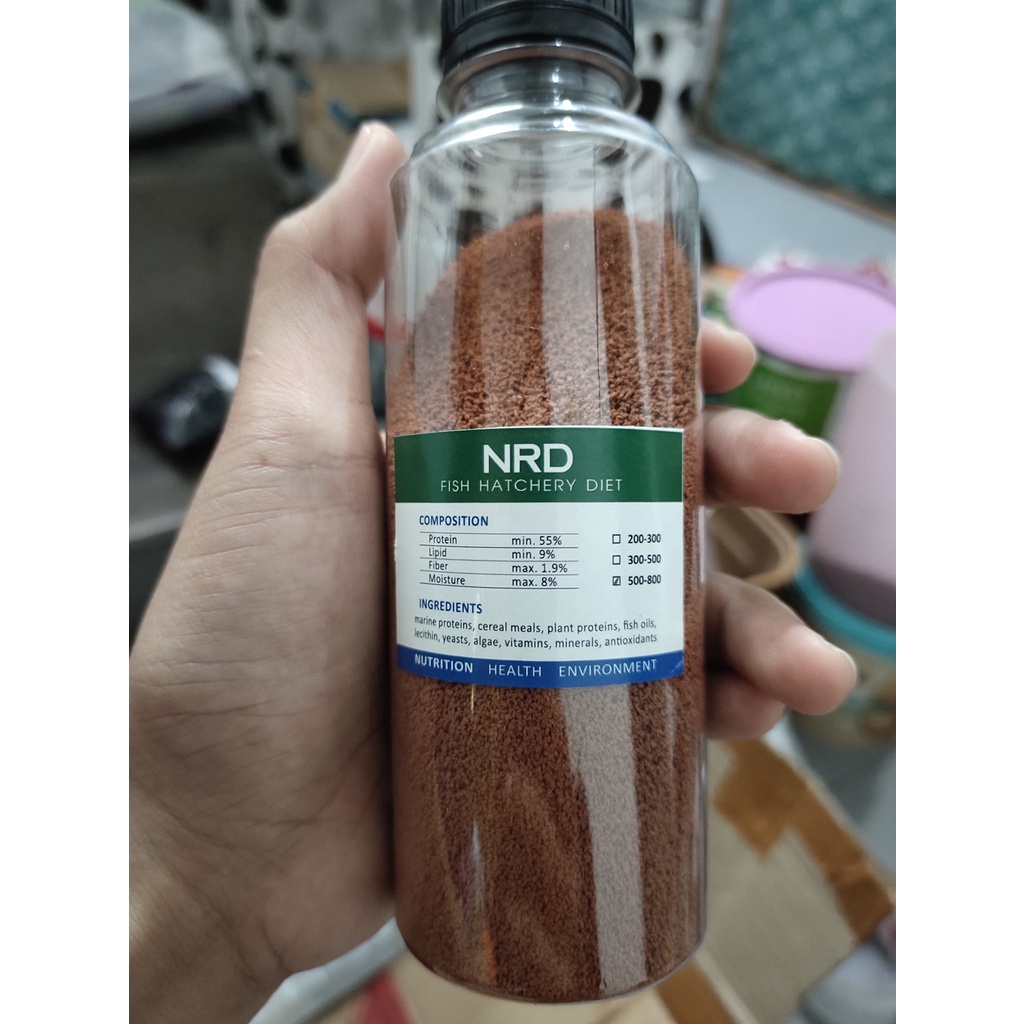 100 GRAM PELET IKAN NRD 5/8 PAKAN IKAN NRD 5/8 PELET IKAN KECIL PAKAN IKAN GUPPY PELET IKAN CUPANG D