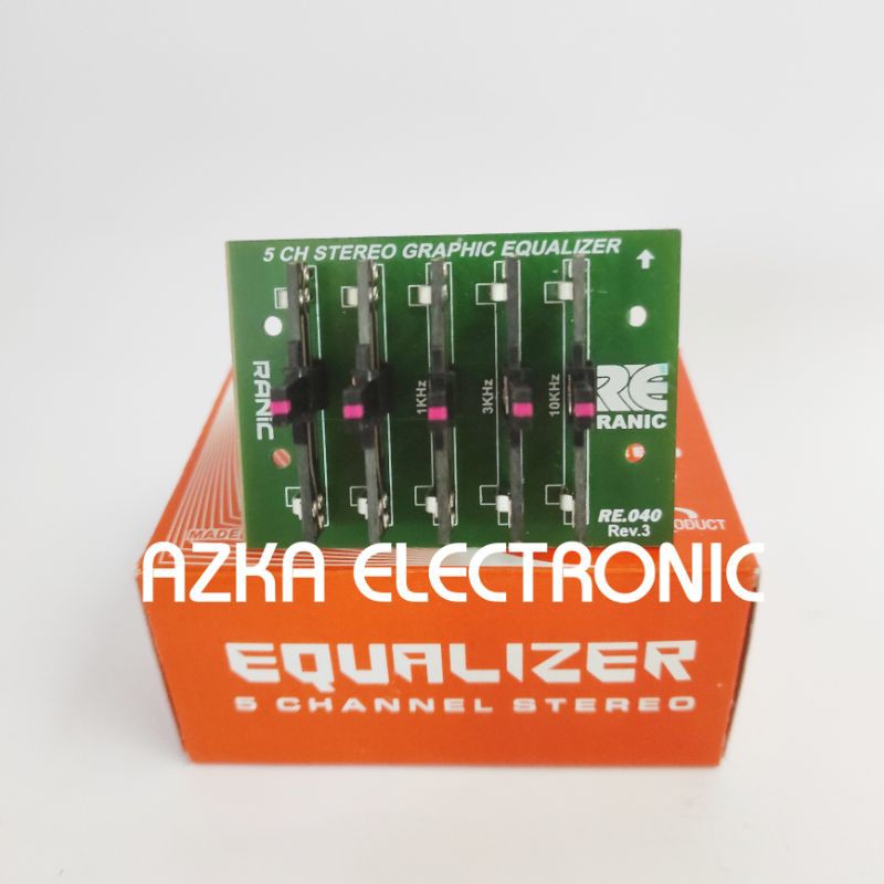 Kit Equalizer 5 Channel Stereo