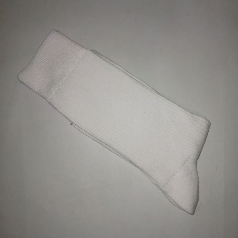 KAOS KAKI PRIA DEWASA / KAOS KAKI POLOS / KAOS KAKI KANTORAN-Putih