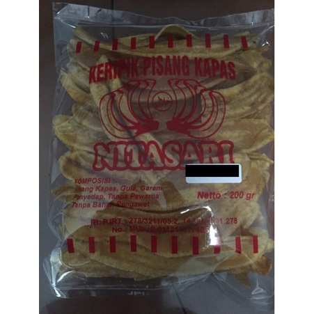 

Keripik Pisang Kapas Nitasari