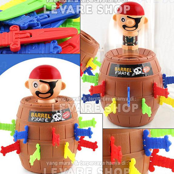 Pirate Barrel Roulette Game - Mainan Running Man Korea Kpop - A