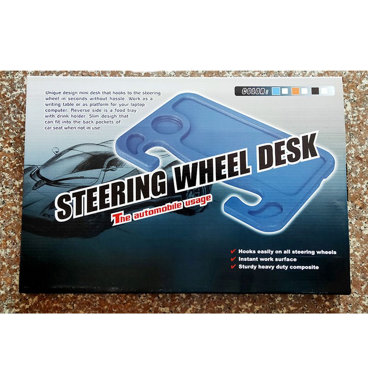 Car Portable Desk Meja untuk di Mobil Tebal bahan ABS