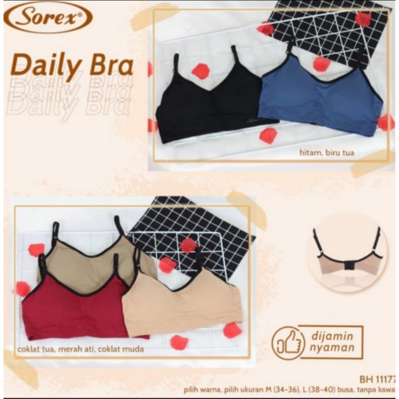 BH Sorex 11177 Daily bra tanpa kawat