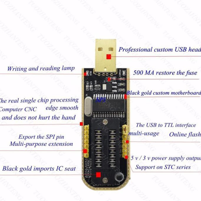 Ch341A Ic Programmer Eeprom Flash Bios Usb Programmer Ic Flash Program Tokmik23 Diminati Banget