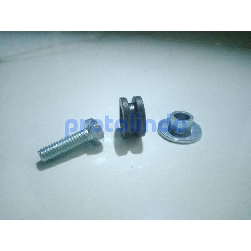 BAUT RING BOSH KARET 1 SET COLLAR PROTECTOR MUFFLER cover tutup knalpot bos boshing tameng pelindung