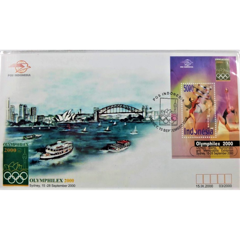 

SHP Perangko Indonesia Olympic Sydney 2000