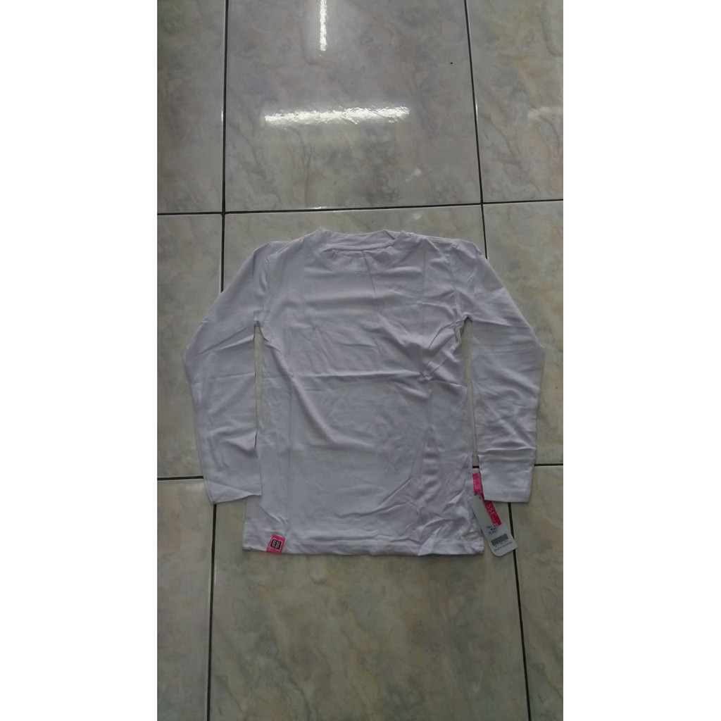 Kaos dalam oblong deker lengan panjang HITAM PUTIH WARNA