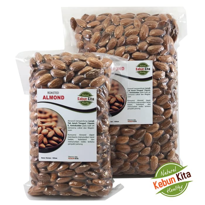 

Kacang Almond Panggang 500gr (Roasted Almond)