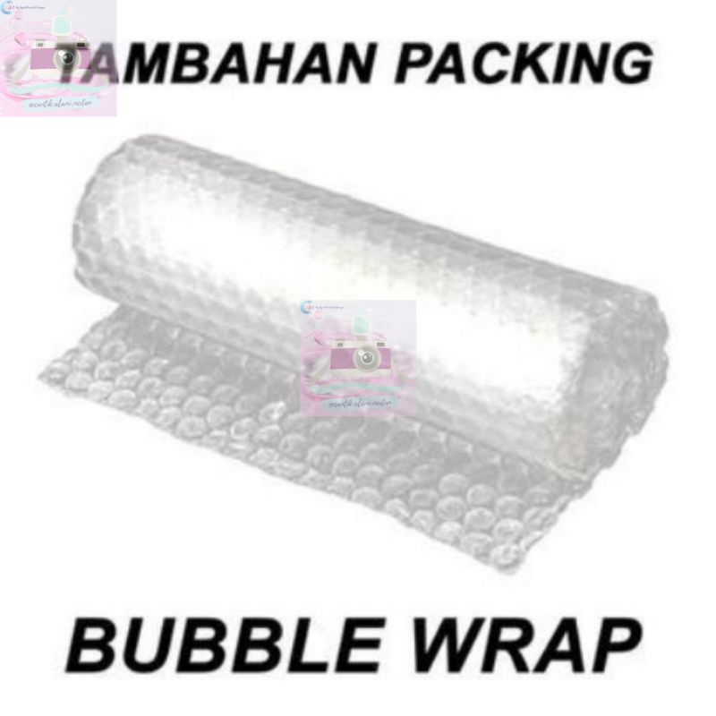 

Bubble Wrap Tambahan Agar Packing Aman/ Safety