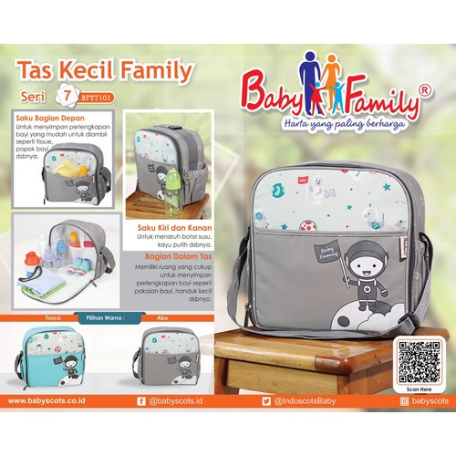 Baby Scots Tas Perlengkapan Bayi Tas kecil Baby Family BFT 7101