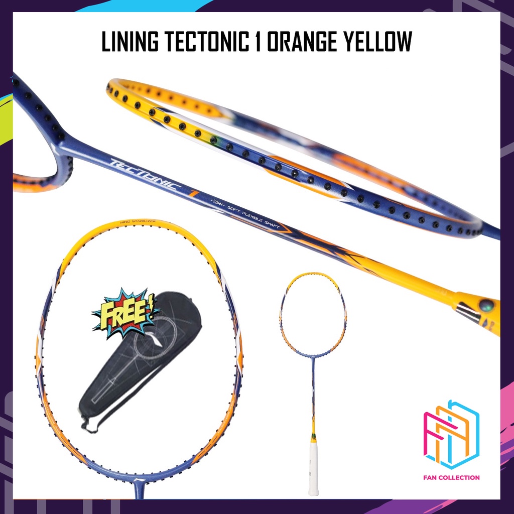 LINING Tectonic 1 Raket Badminton Original